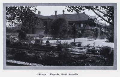 "Eringa", Kapunda, Austrália do Sul (foto a p/b) de Photographer Australian