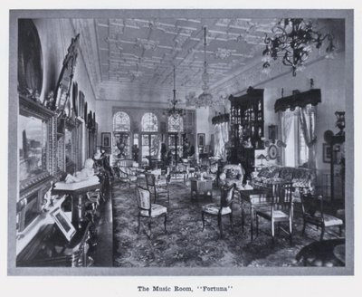 A Sala de Música, "Fortuna" (foto a p/b) de Photographer Australian
