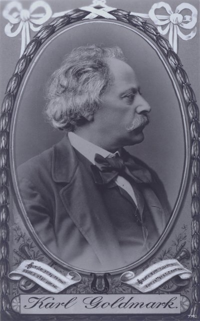 Karl Goldmark, compositor húngaro (foto a p/b) de Photographer Austrian