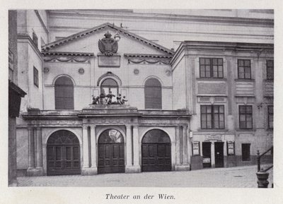 Teatro an der Wien (foto a p/b) de Austrian Photographer