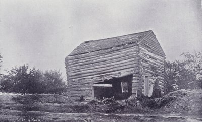 Canadá: Primeira Casa do Conselho dos Índios das Seis Nações, Brantford (foto a p/b) de Photographer Canadian