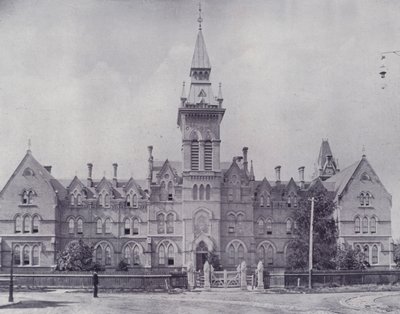 Canadá: Knox College, Toronto (foto a p/b) de Photographer Canadian