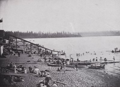 English Bay, Vancouver (foto a p/b) de Photographer Canadian
