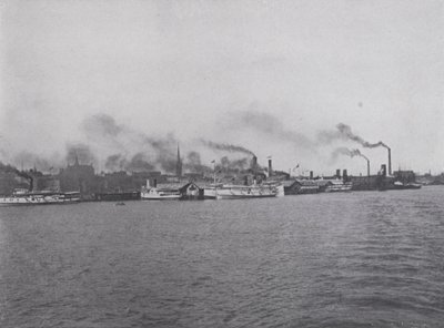The Harbor Front, Toronto (foto a p/b) de Photographer Canadian