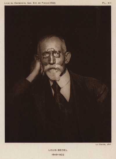 Ernest Marie Louis Bedel, entomologista francês (foto a p/b) de Photographer French