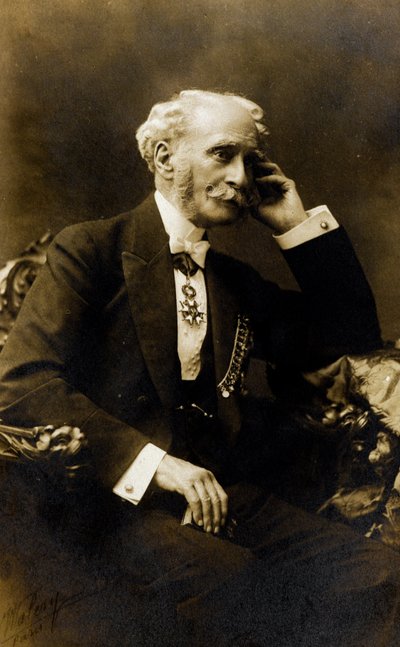 Retrato de François Stephen Emile Liegeard (1830-1925), escritor, poeta e político francês - Fotografia, Coll. Baussy de Photographer French