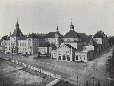 Charlottenburg, Academia de Artes e Escola de Música (foto a p/b) de Photographer German