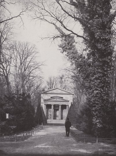 Charlottenburg, Mausoléu, no exterior (foto a p/b) de Photographer German