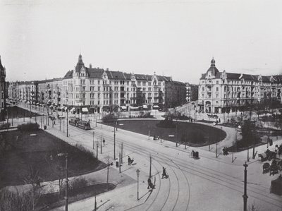 Charlottenburg, Praça Savigny (foto a p/b) de Photographer German