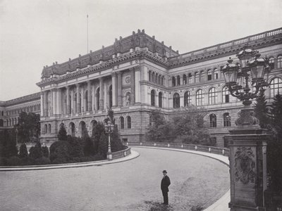 Charlottenburg, Universidade Técnica (foto a p/b) de Photographer German
