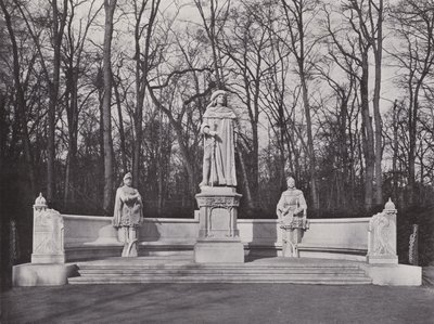 Monumento na Avenida da Vitória, Eleitor Friedrich I (foto a p/b) de Photographer German