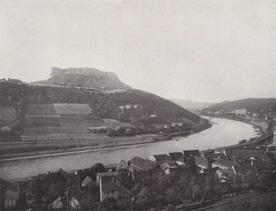 O Lilienstein (foto a p/b) de Photographer German
