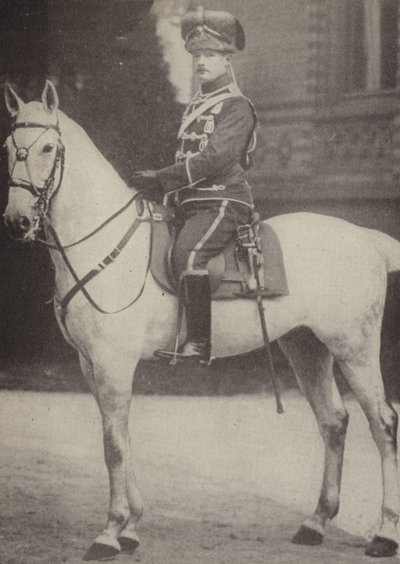 Gustav Krupp von Bohlen, huband de Berthe Krupp, dono do império industrial Krupp (foto a p/b) de Photographer German
