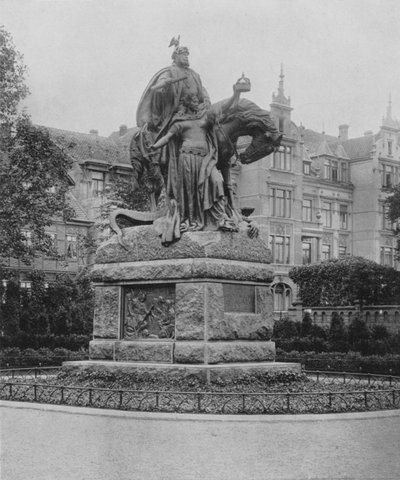 Monumento Kaiser Wilhelm (foto a p/b) de Photographer German