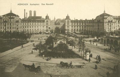 Karlsplatz Rondell, Munique (foto a p/b) de Photographer German