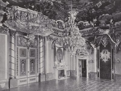 Castelo Real, sala do trono (foto a p/b) de Photographer German