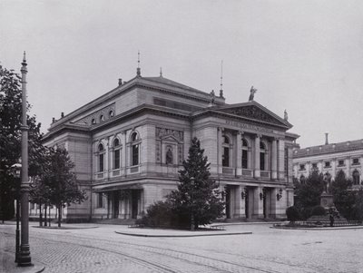 Leipzig: Monumento Gewandhaus E Mendelssohn (foto a p/b) de Photographer German