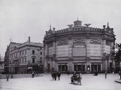 Leipzig: Panorama (foto a p/b) de Photographer German