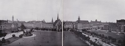 Leipzig: Panorama de Augustusplatz (foto a p/b) de Photographer German