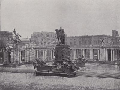 Monumento Nacional Kaiser Wilhelm I (foto a p/b) de Photographer German