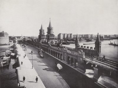 Oberbaum-Brucke With The Hochbahn (foto a p/b) de Photographer German