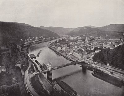 Panorama de Tetschen (foto a p/b) de Photographer German