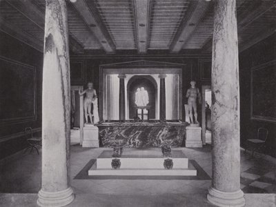 Potsdam, Charlottenhof, Romische Bader (foto a p/b) de Photographer German