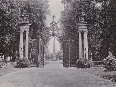 Potsdam, Entrada do Parque de Sanssouci (foto a p/b) de Photographer German