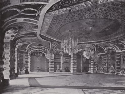 Potsdam, New Palace, Shell Hall (foto a p/b) de Photographer German