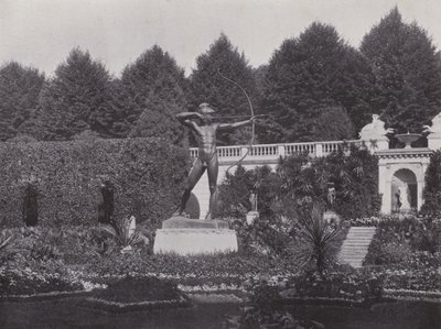 Potsdam, Sicilian Garden, Bogenschutze (foto a p/b) de Photographer German