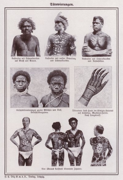 Tatuagens (foto a p/b) de Photographer German