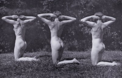 The Body Beautiful, Physical Culture for Women (foto a p/b) de Photographer German