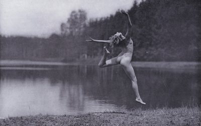 O corpo belo, cultura física para mulheres (fotografia a preto e branco) de Photographer German