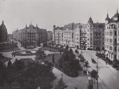 Praça Viktoria Luise (foto a p/b) de Photographer German