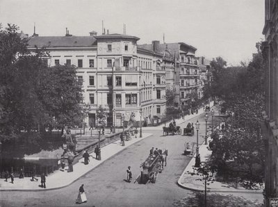 Von der Heydt-Brucke e Bendler-Strasse (foto a p/b) de Photographer German