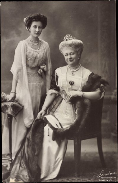 Cartão postal Wohlfahrts, Princesa Luise, Victoria de Photographer German