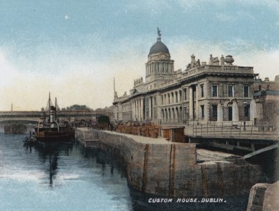 Custom House, Dublin (foto a cores) de Photographer Irish