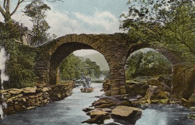 Irlanda do Sul: The Old Weir Bridge (Shooting the Rapids), Killarney (foto colorida) de Photographer Irish