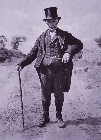 Cavalheiro irlandês do sul, c.1910 (foto a p/b) de Photographer Irish