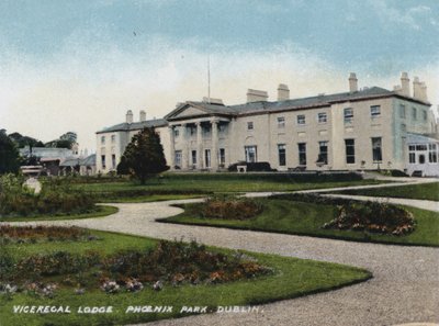 Viceregal Lodge, Phoenix Park, Dublin (foto a cores) de Photographer Irish