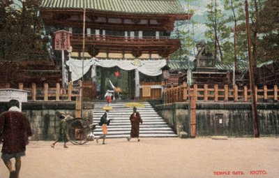 Portão do templo, Kyoto, Japão (foto) de Photographer Japanese