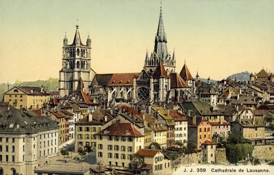Catedral de Lausanne (fotografia a cores) de Photographer Swiss