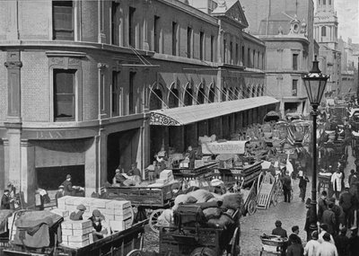 Billingsgate Market, cidade de Londres, c1900 1911 de Pictorial Agency