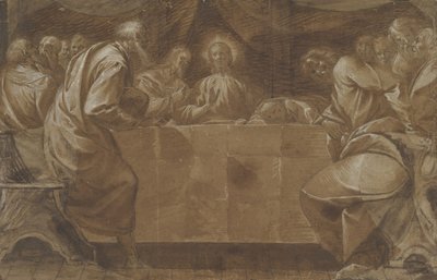 A Última Ceia, c. 1608. de Pier Francesco Mazzucchelli