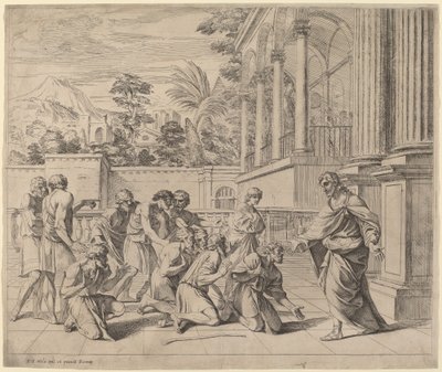 Joseph Identificando-se a Seus Irmãos de Pier Francesco Mola