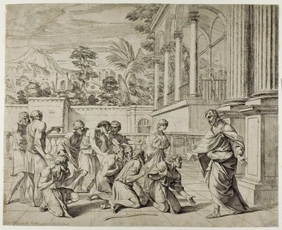 José e seus irmãos de Pier Francesco Mola