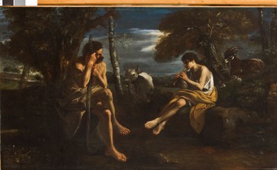 Mercúrio colocando Argus para dormir, c.1645-55 de Pier Francesco Mola