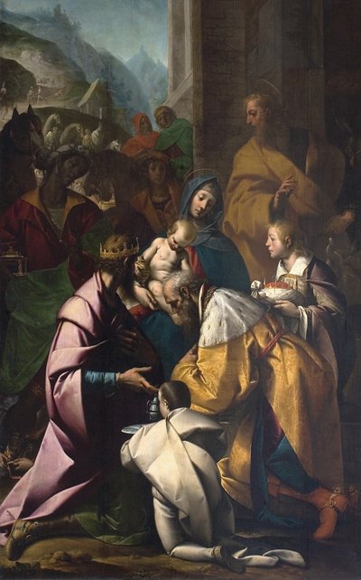 Adoração dos Magos de Pier Francesco Morazzone