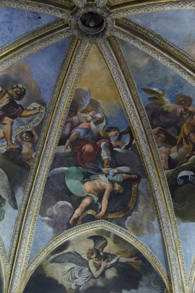 Afresco representando o profeta David, c.1926 (fresco) de Pier Francesco Morazzone