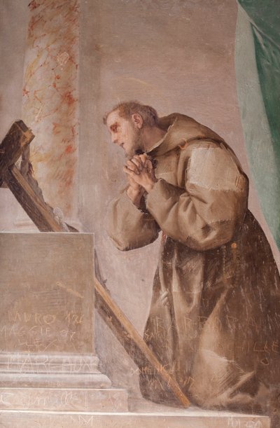 A oração de São Francisco pela salvação de Pier Francesco Morazzone